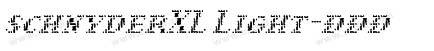 schnyderXL Light字体转换
